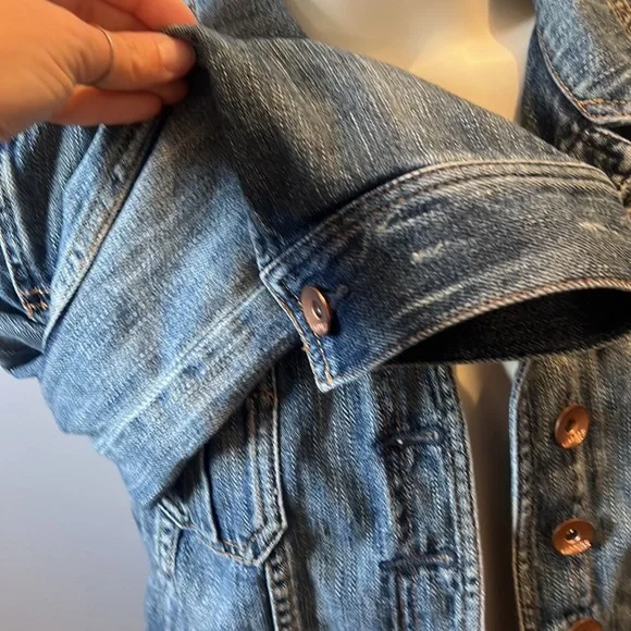 Express Jean Jacket Size Large - Picture 3 of 8